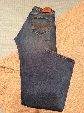 Men's Bootcut Jeans in Medium Blue Denim